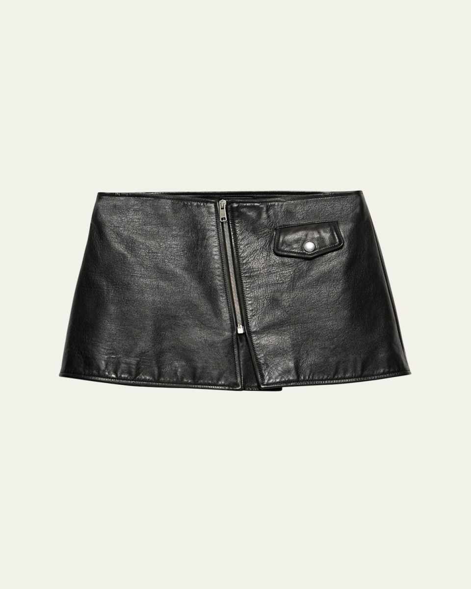Leather Mini Skirt